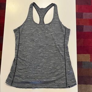 New Balance Charcoal Racerback Tank Top